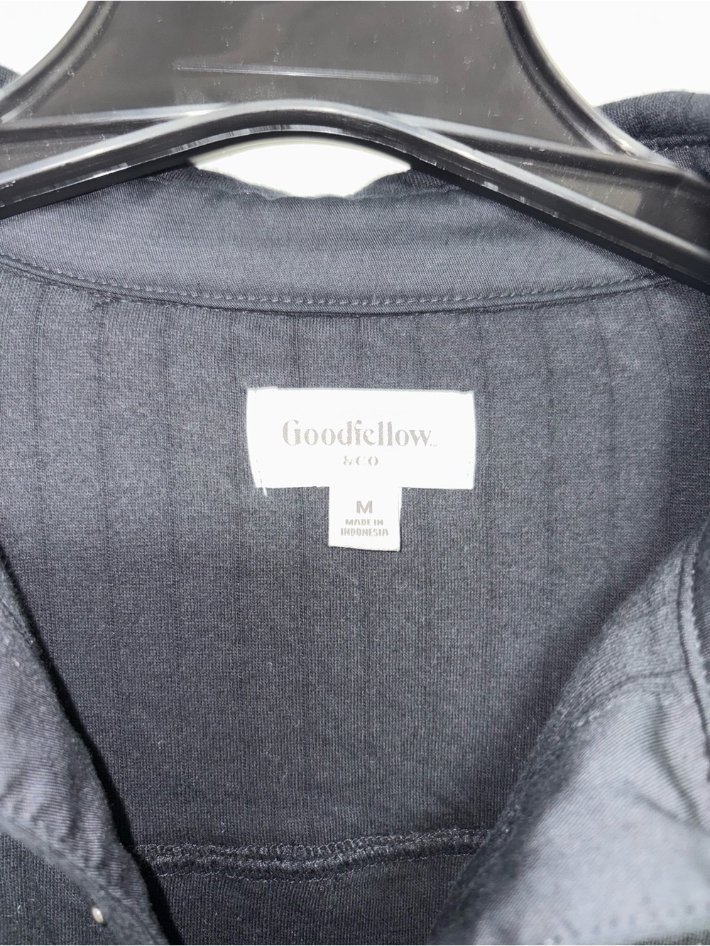 NWOT Goodfellow & Co Black Quilted Shirt Jacket - Picture 3 of 3
